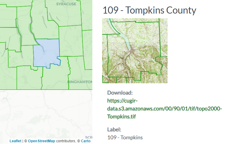 GeoBlacklight index map click